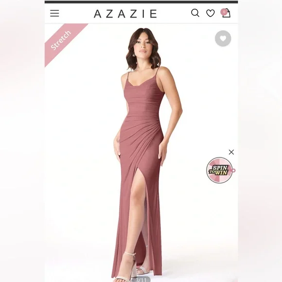 women formal dress Long Formal Dress CD406 by Ladivine Red / 6